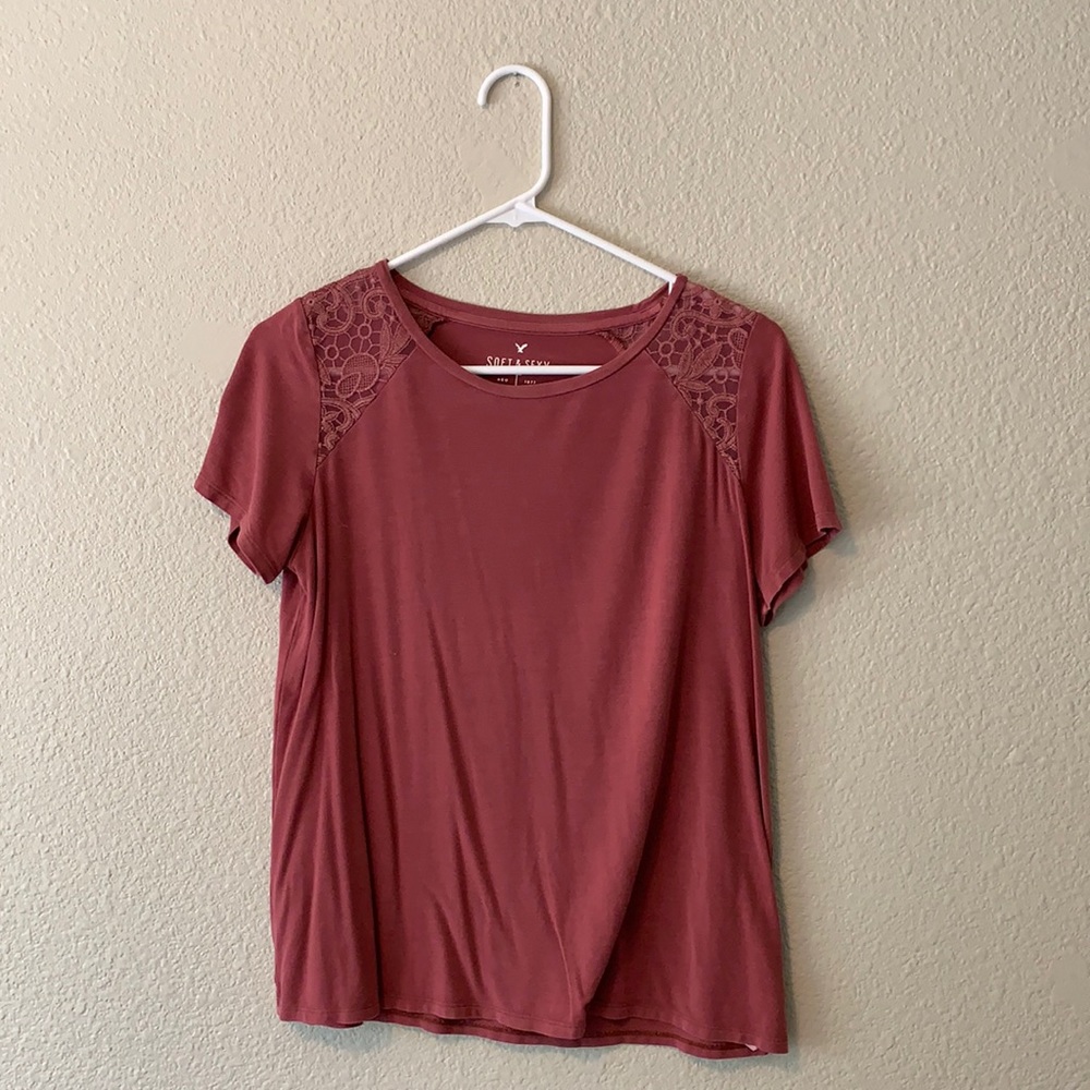 A soft and sexy short sleeve shirt.
